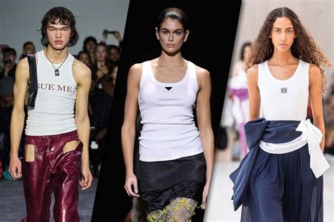 The ‘wife pleaser’ — why white tank tops are having a renaissance